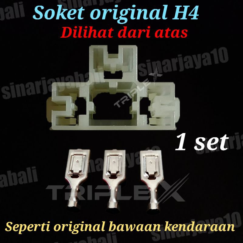 Jual Socket Original H Soket Lampu Depan Asli Motor Mobil Konektor