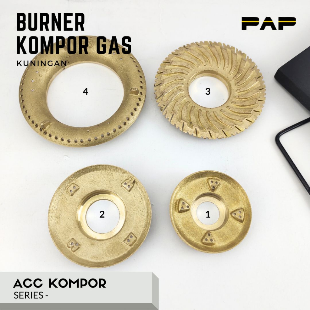 Jual BURNER KUNINGAN KOMPOR GAS SANKEN RINNAI RINAI HOCK BURNER BESAR ...