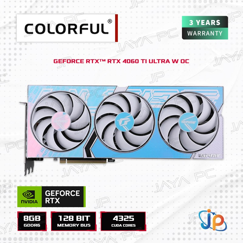 Jual VGA Colorful IGame GeForce RTX 4060 Ti Ultra W OC 8GB - 8 GB GDDR6 ...