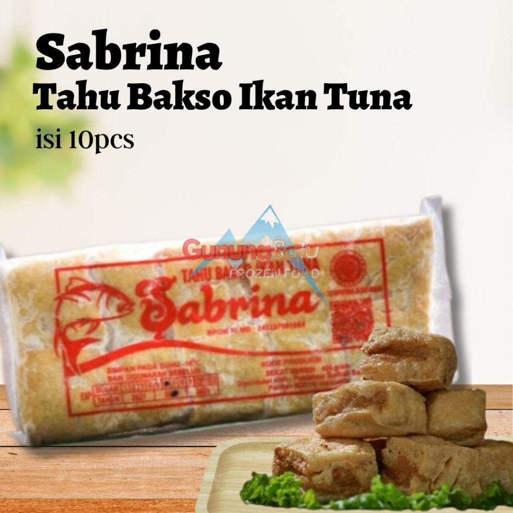 Jual Sabrina Tahu Bakso Ikan Tuna Shopee Indonesia