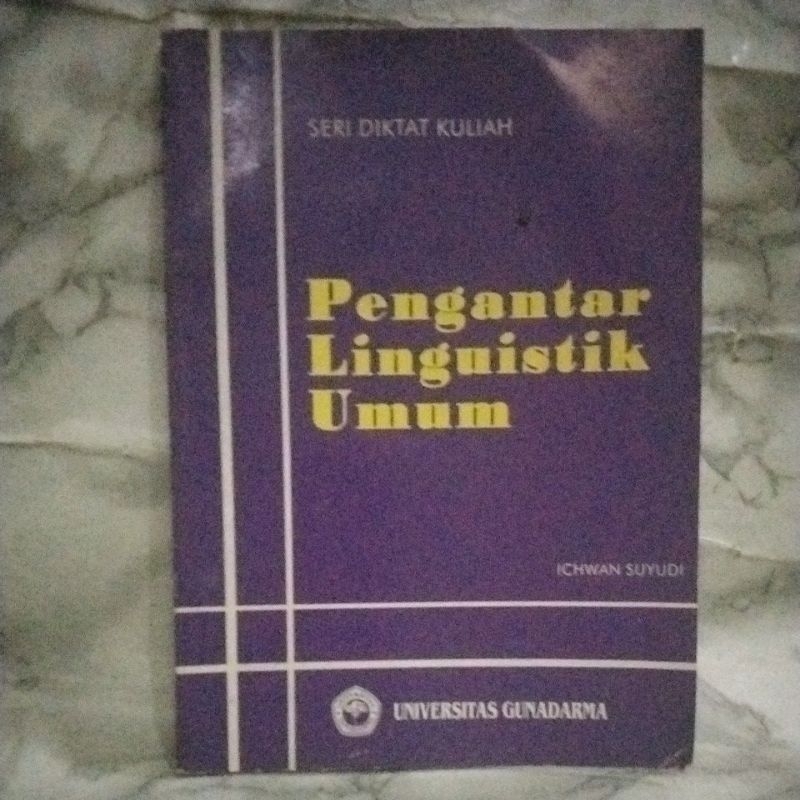 Jual PENGANTAR LINGUISTIK UMUM (ICHWAN SUYUDI) | Shopee Indonesia