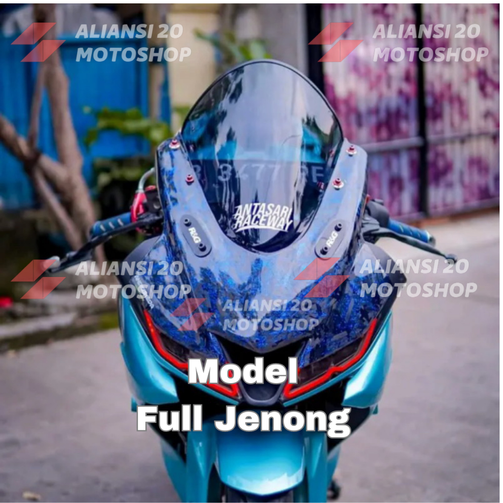Jual Windshield Yamaha R15 V3 Model Sporty Eropa Sporty GT Visor R15 v3 ...