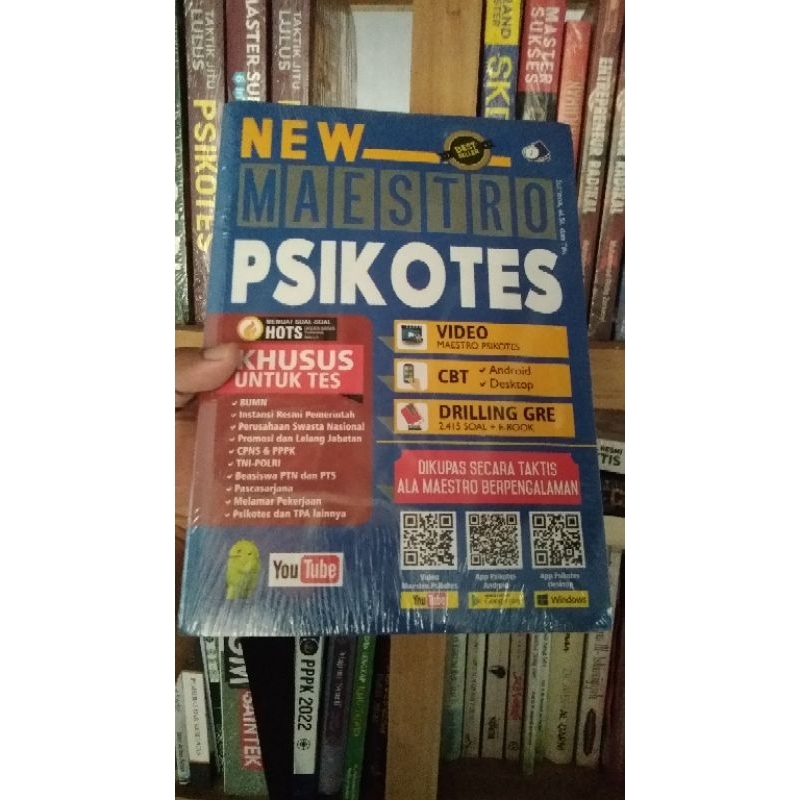 Jual Buku Original Master Sukses Tes Psikotes Materi Super Komplit Dan