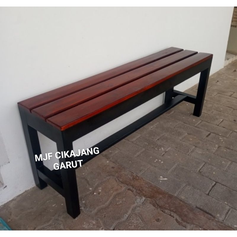 Jual Ready Stok Bangku Kayu Panjang Bangku Cafe Bangku Serbaguna Kursi