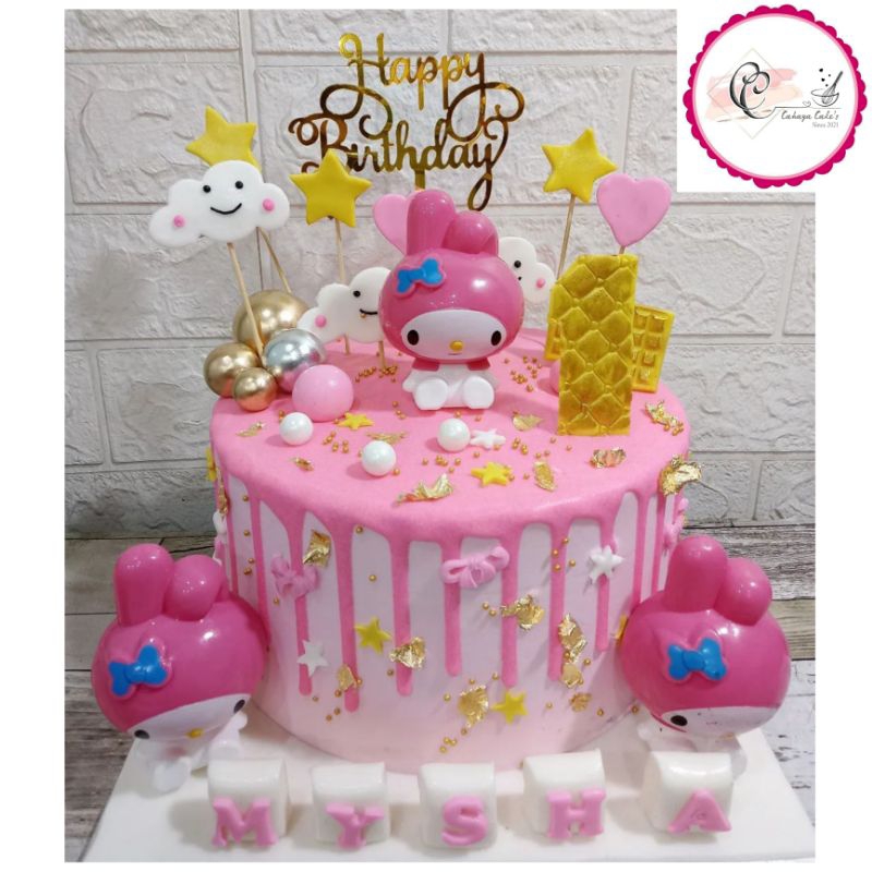 Jual Kue Ulang Tahun Melody/ Melody Cake / Hello Kitty Cake / Kue Ultah