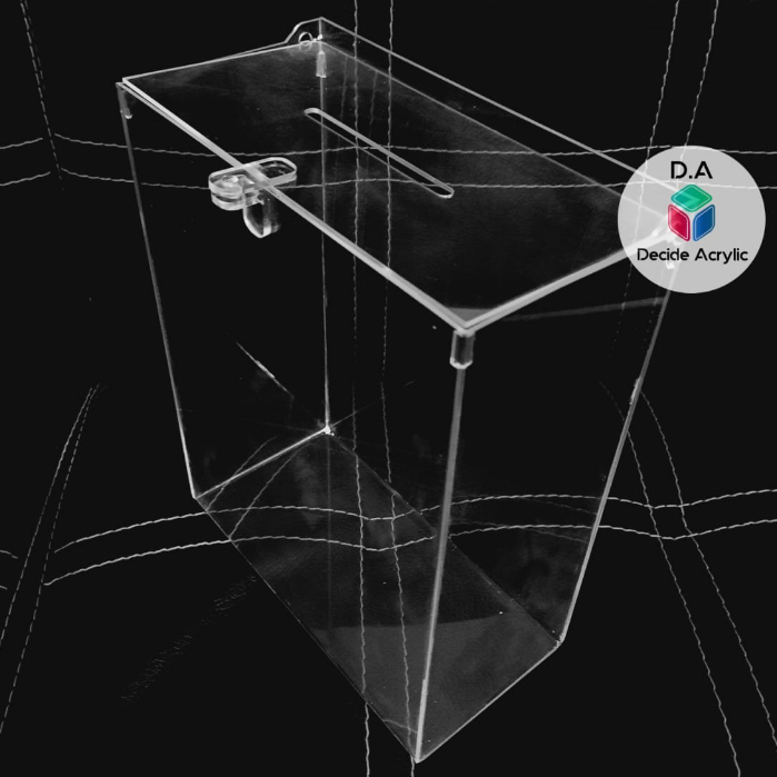 Jual Decide Acrylic Akrilik Kotak Amal Infaq Saran Donation Box Masjid ...