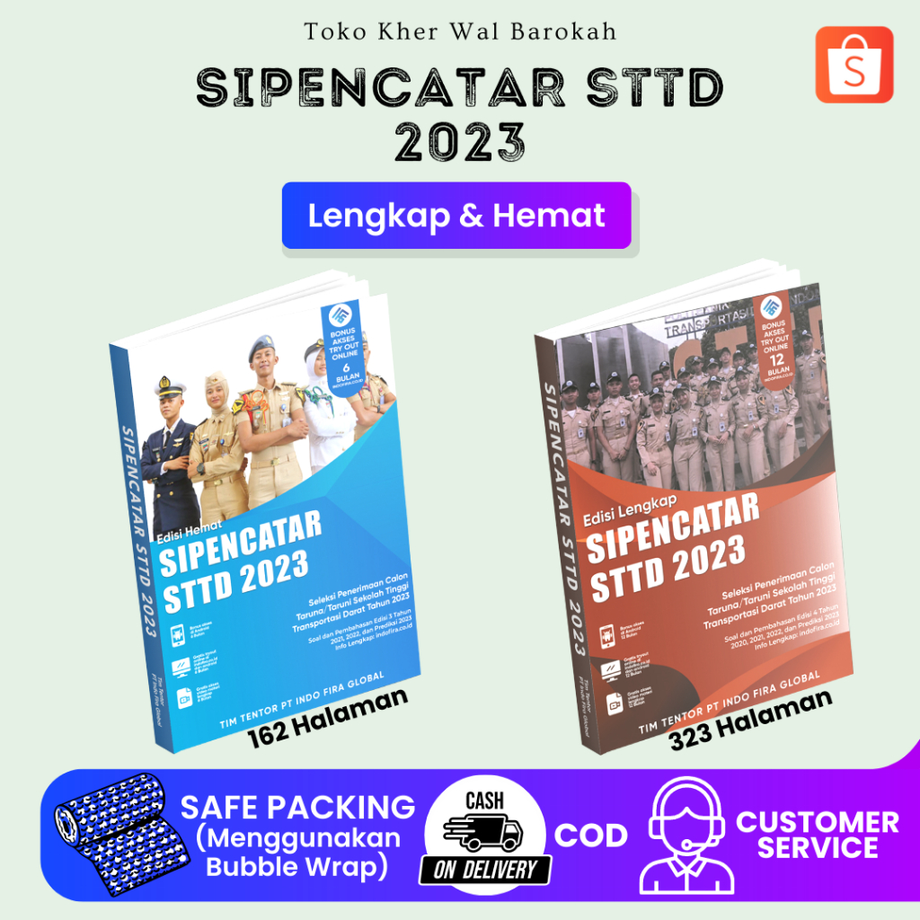 Jual NEW! Buku SIPENCATAR STTD 2024 (Edisi Lengkap & Edisi Hemat) Soal ...