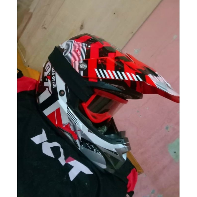 Jual Helm kyt Cross Over, mulus Shopee Indonesia