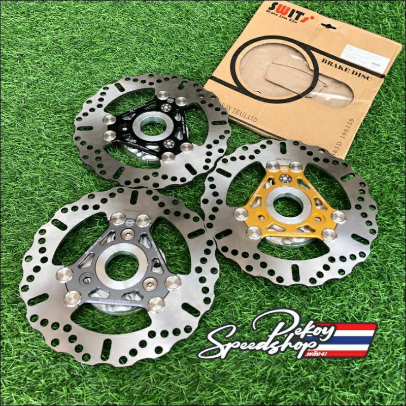 Jual Disc cakram piringan swits rotor thailand black & gold edition uk ...