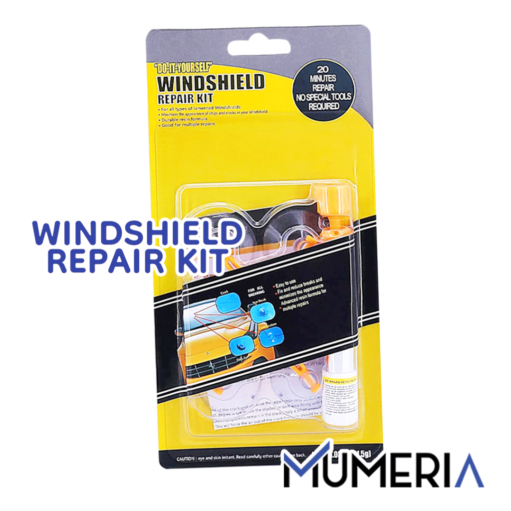 Jual Windshield Repair Kit Lem Set Alat Reparasi Penghilang Retak Gores ...