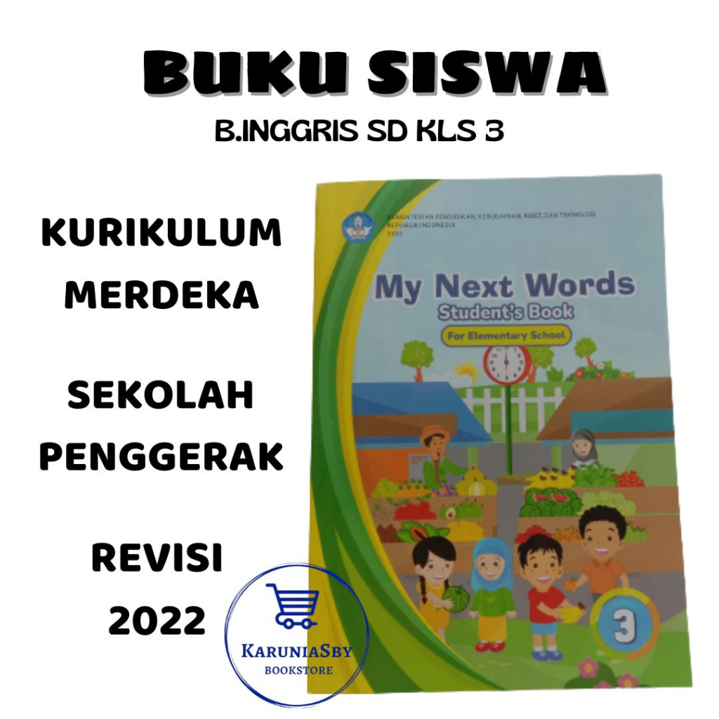 Jual Buku Kelas 3 SD Bahasa Inggris Kurikulum Merdeka/Penggerak Revisi ...