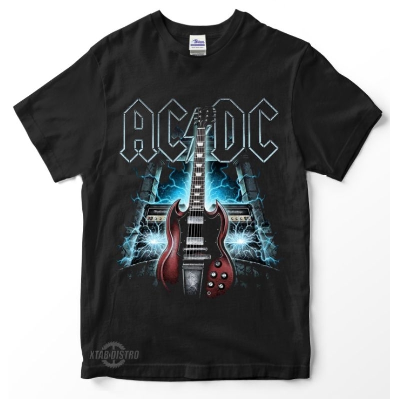Jual Kaos ACDC ELECTRIC VOLTAGE Premium tshirt acdc guitar | Shopee ...