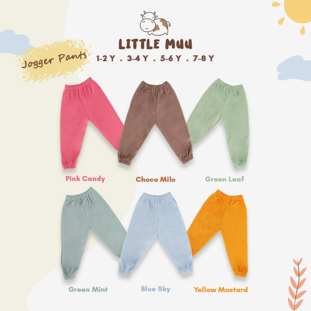 Jual Little Muu Jogger Pants Anak l Jogger Anak Shopee Indonesia