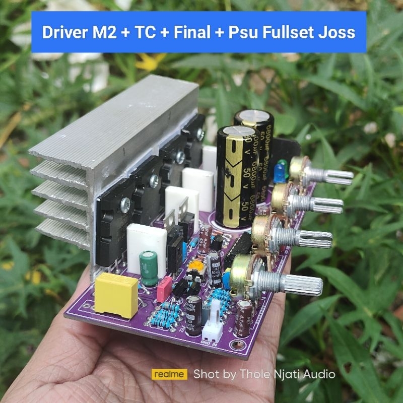 Jual Power siap tancap trafo Driver Bostrap M2 + TC + Psu + Final