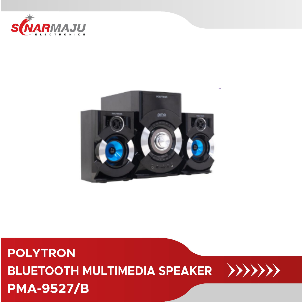 Jual Bluetooth Multimedia Speaker Aktif Polytron PMA-9527/B / PMA-9527 ...