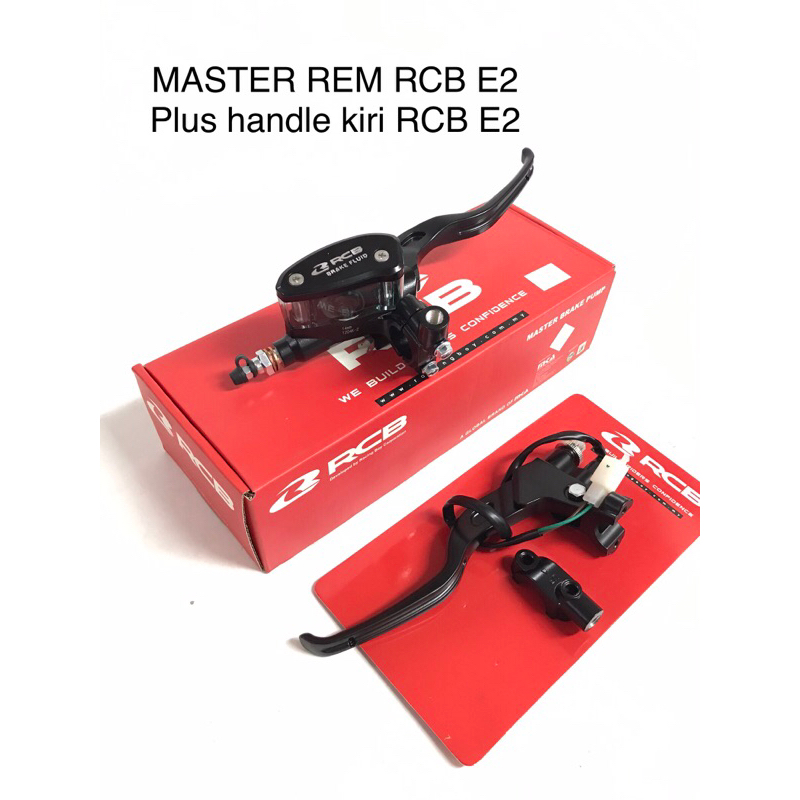 Jual MASTER REM RCB E2 14MM OVAL SET KANAN KIRI HANDLE KOPLING REM ...