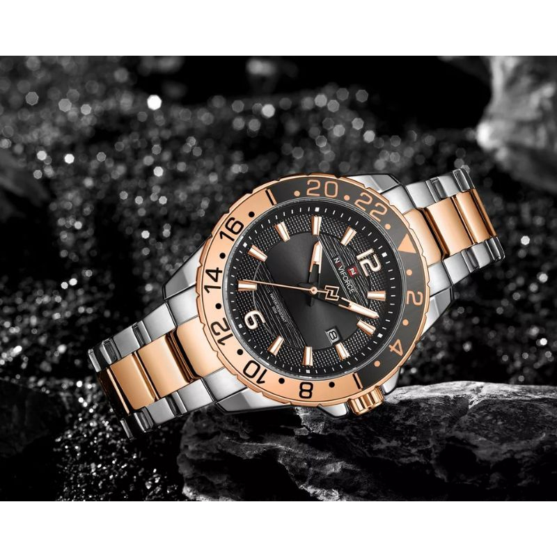 Jual JAM TANGAN PRIA ORIGINAL NAVIFORCE 9192M MODEL DIVER STAINLESS