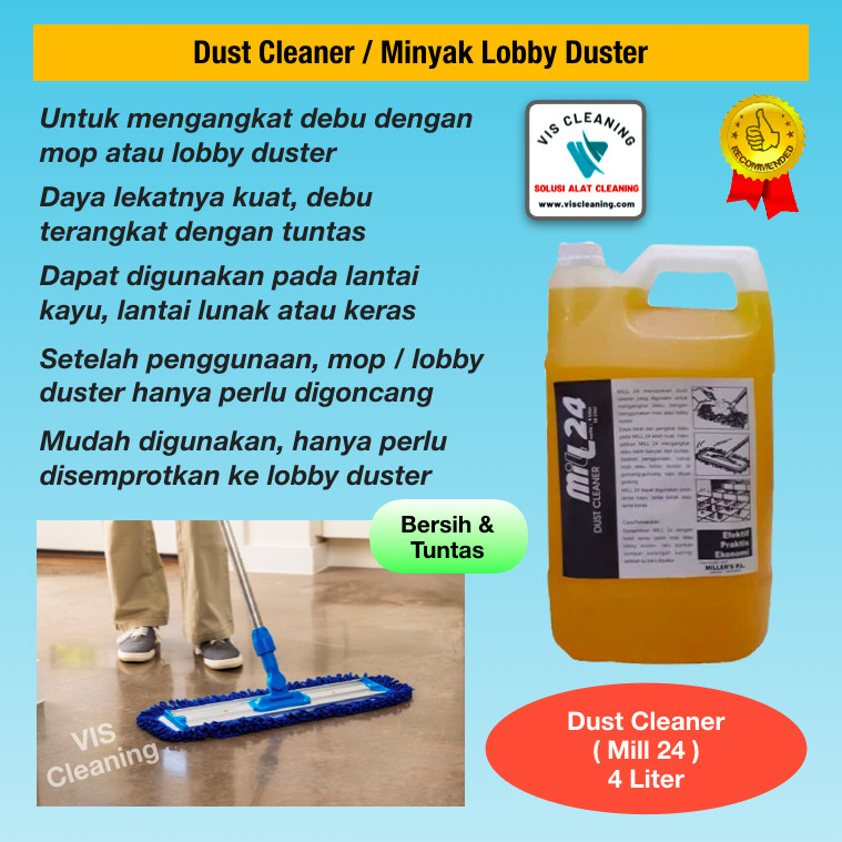 Jual Dust Cleaner / Cairan Penyerap Debu / Minyak Lobby - Mill 24 ( 4 L ...