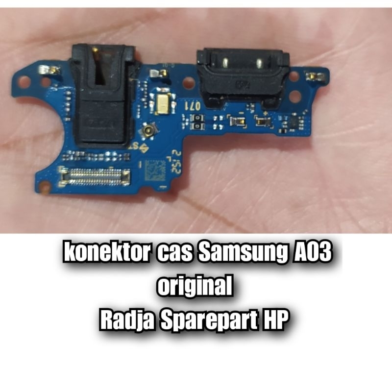 Jual PCB konektor cas Samsung A03 original | Shopee Indonesia