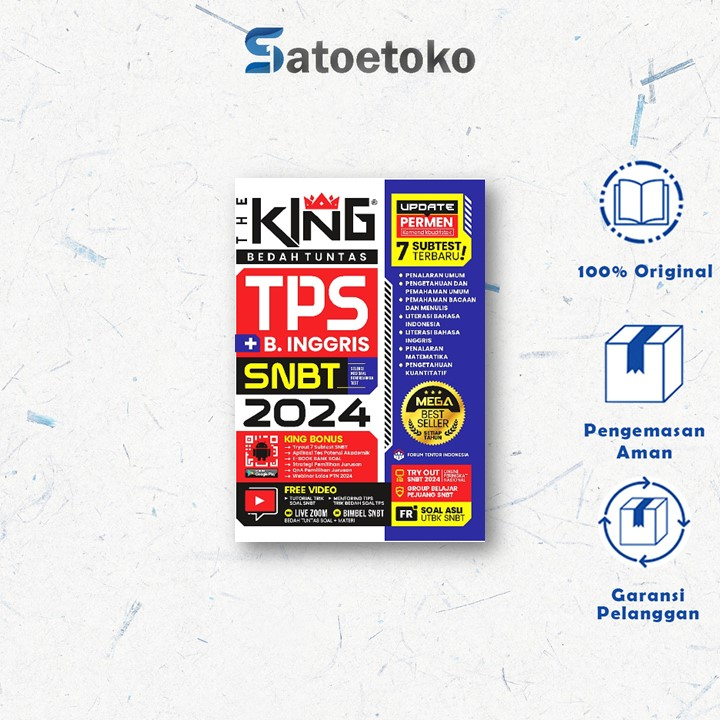 Jual Buku The King TPS SNBT + B. Inggris 2024 | Shopee Indonesia