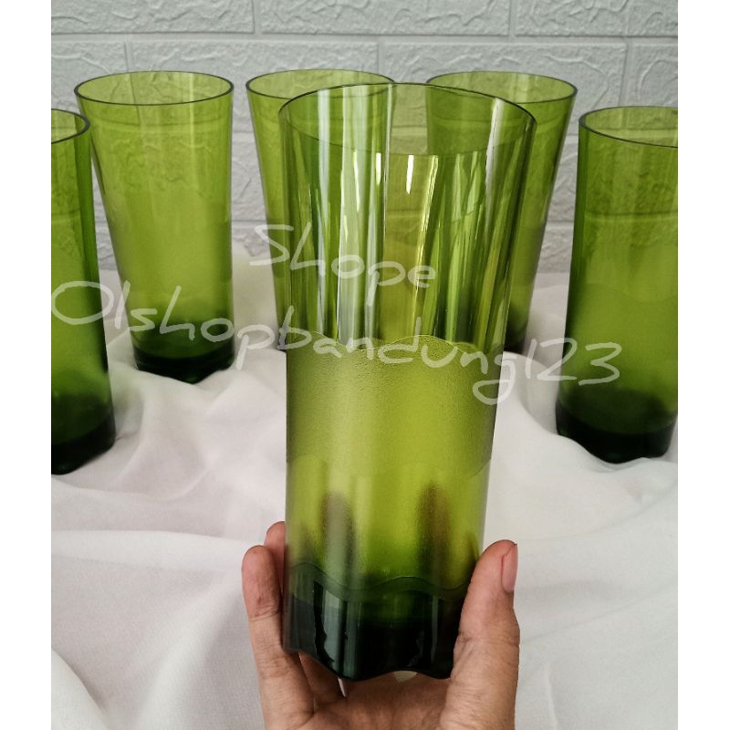 Jual GELAS CRYSTAL SHEERLY ELEGANCE TUMBLER TUPERWARE Mulus Tanpa