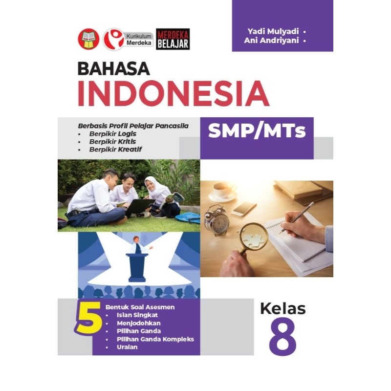 Jual Bahasa Indonesia SMP Kelas 8 Kurikulum Merdeka | Shopee Indonesia