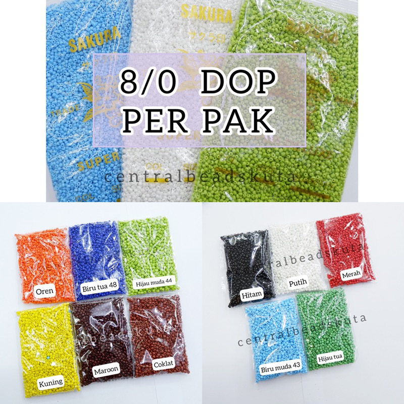 Jual (PER PAK) MOTE PASIR 8/0 DOP | Shopee Indonesia
