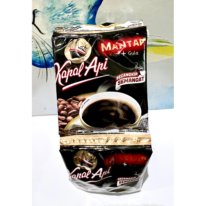 Jual KAPAL API MANTAP KOPI+GULA 10X25 GR | Shopee Indonesia