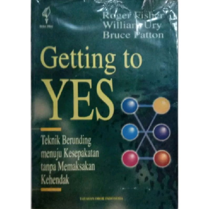 Jual GETTING TO YES, TEKNIK BERUNDING MENUJU KESEPAKATAN | Shopee Indonesia
