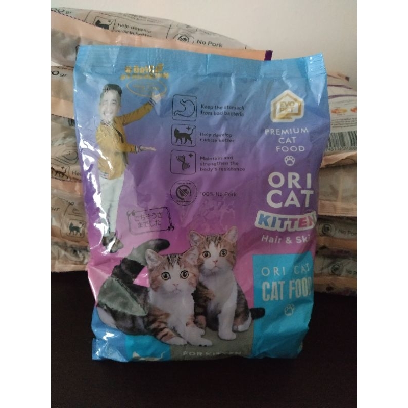 Jual ORICAT ORI CAT KITTEN DRY FOOD MAKANAN KERING ANAK KUCING 800GR