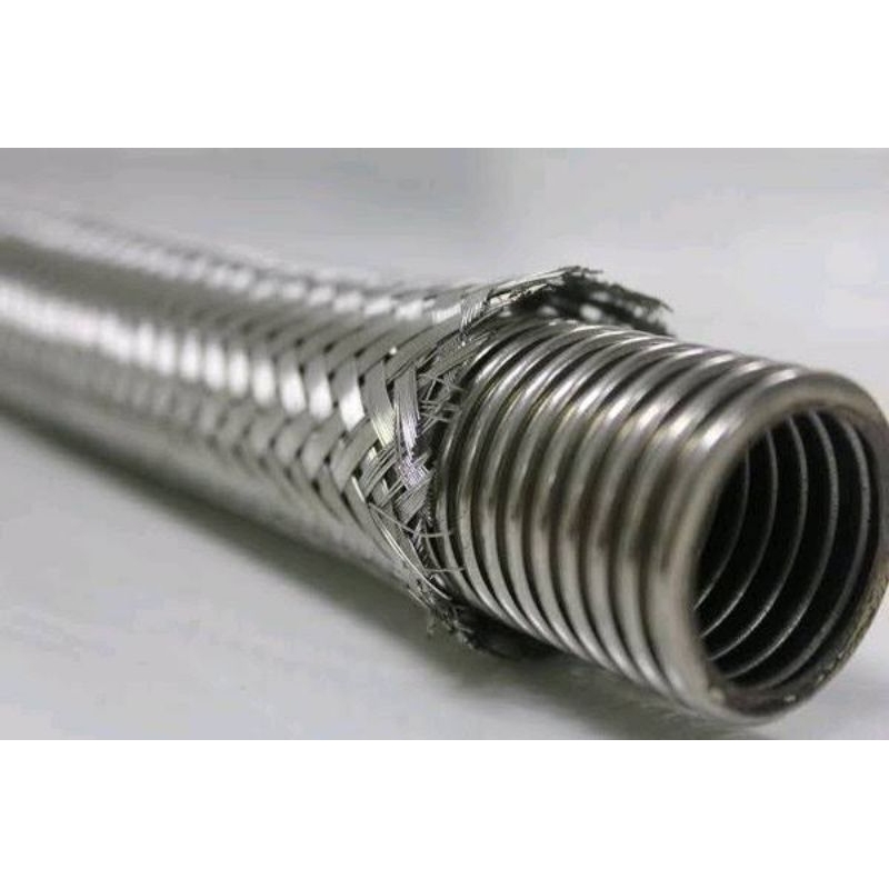 Jual Selang Flexible Stainless 6 inch / Selang knalpot / Selang rajut ...