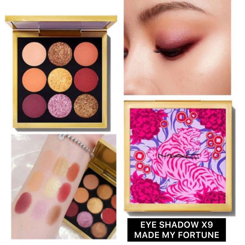 Jual Mac Powder Kiss Eye Shadow Palette Limited Edition X9 Color Made