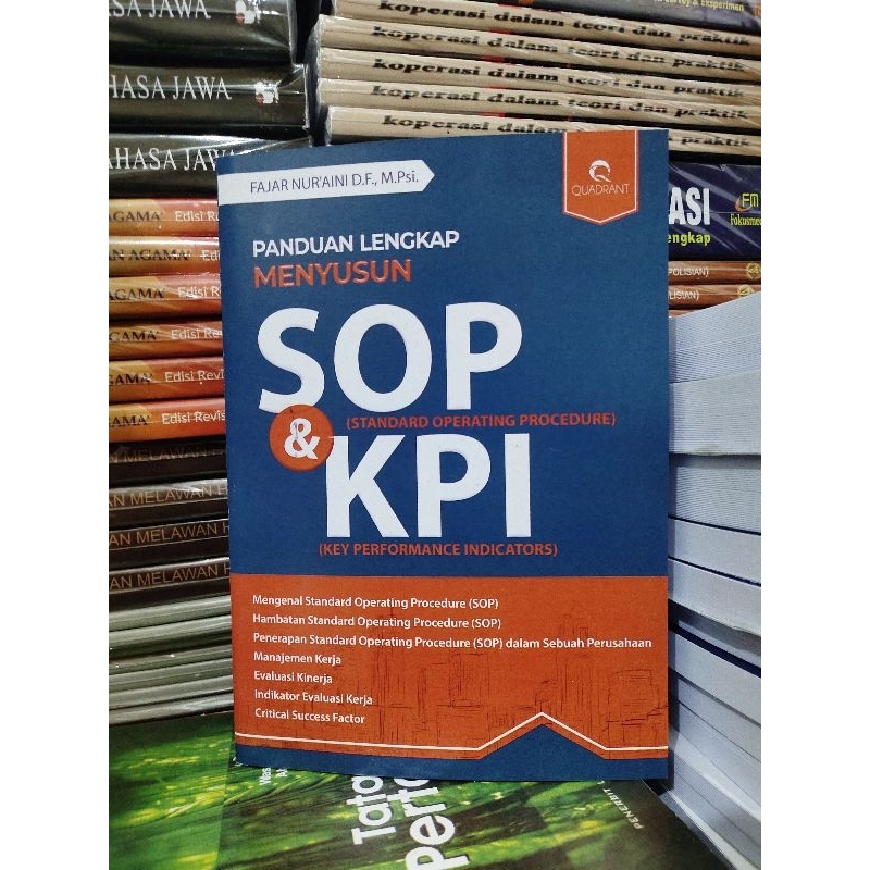 Jual Panduan Lengkap Menyusun Sop Dan Kpi Shopee Indonesia