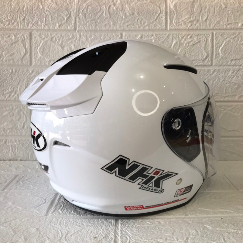 Jual Helm NHK R1 White | Shopee Indonesia