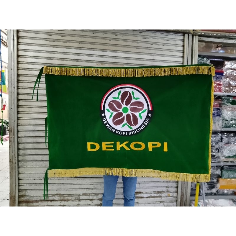 Jual Bendera Pataka Bordir Dekopi Ukuran 90x135cm | Shopee Indonesia