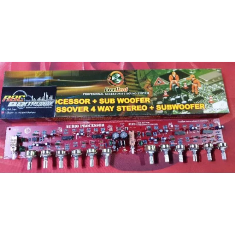 Jual kit audio prosesor 6 mode filter crarity cocok untuk audio outdoor