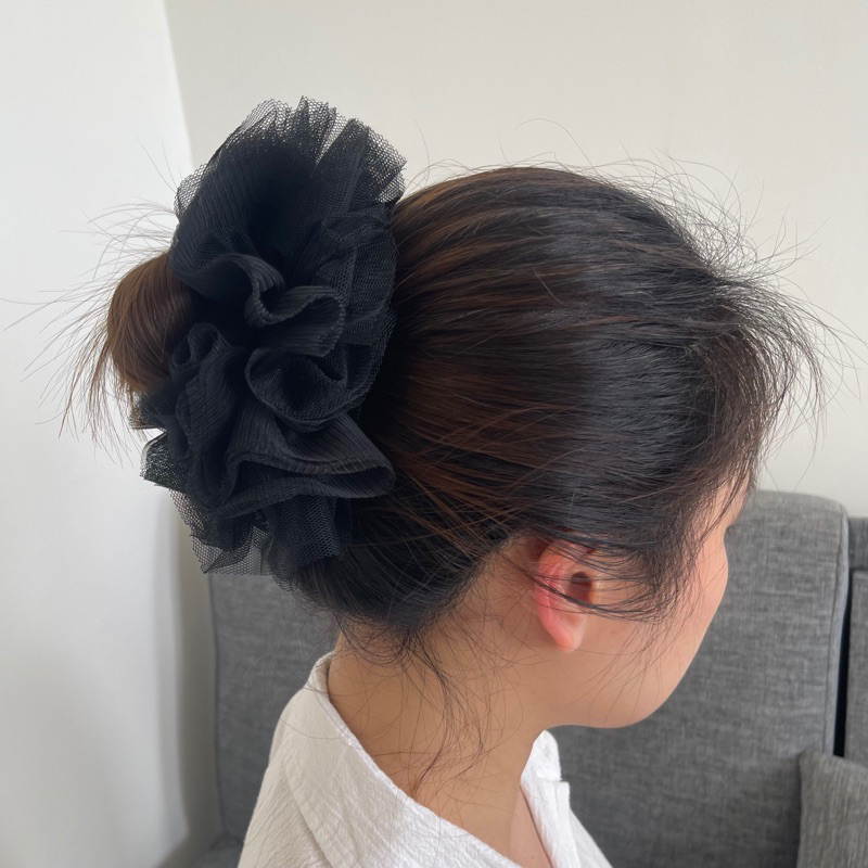 Jual CEPOL HIJAB TILLE RUNGAN PENAMBAH VOLUME Ikat rambut scrunchie ...