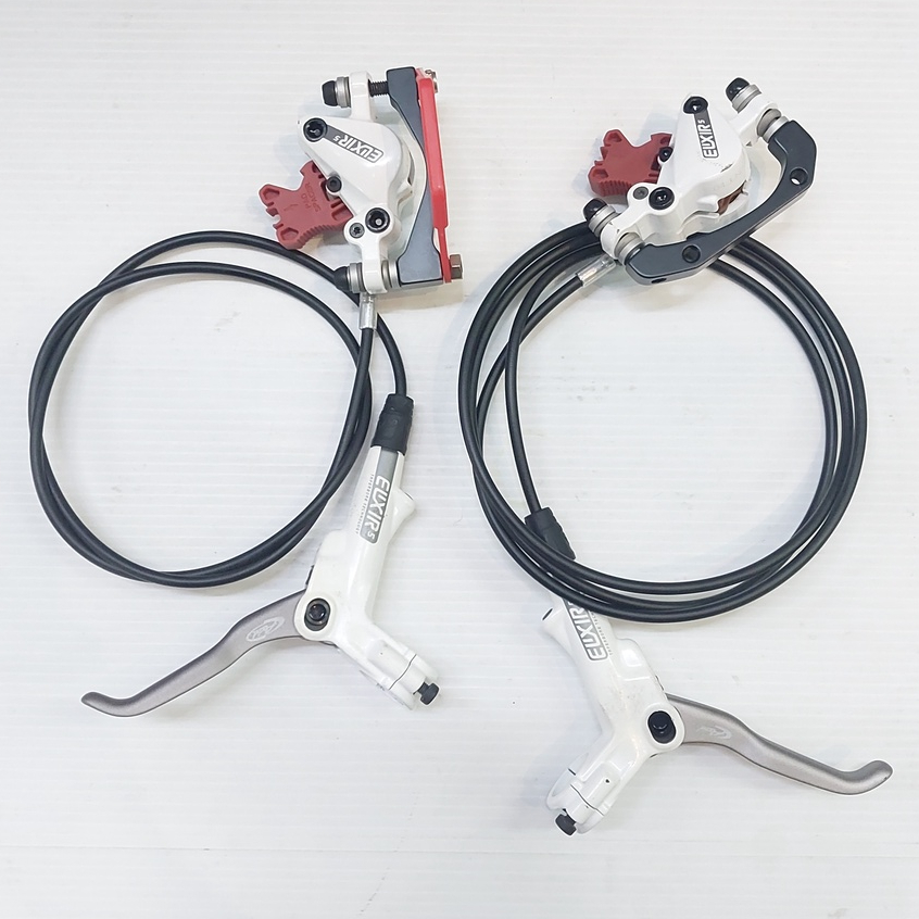 Jual Avid Elixir 5 White Brake Set Original Hydraulic Brake Disc ...