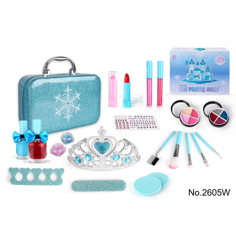 Jual The Pretty Girl Make Up Set Kit mainan edukasi kosmetik rias anak ...