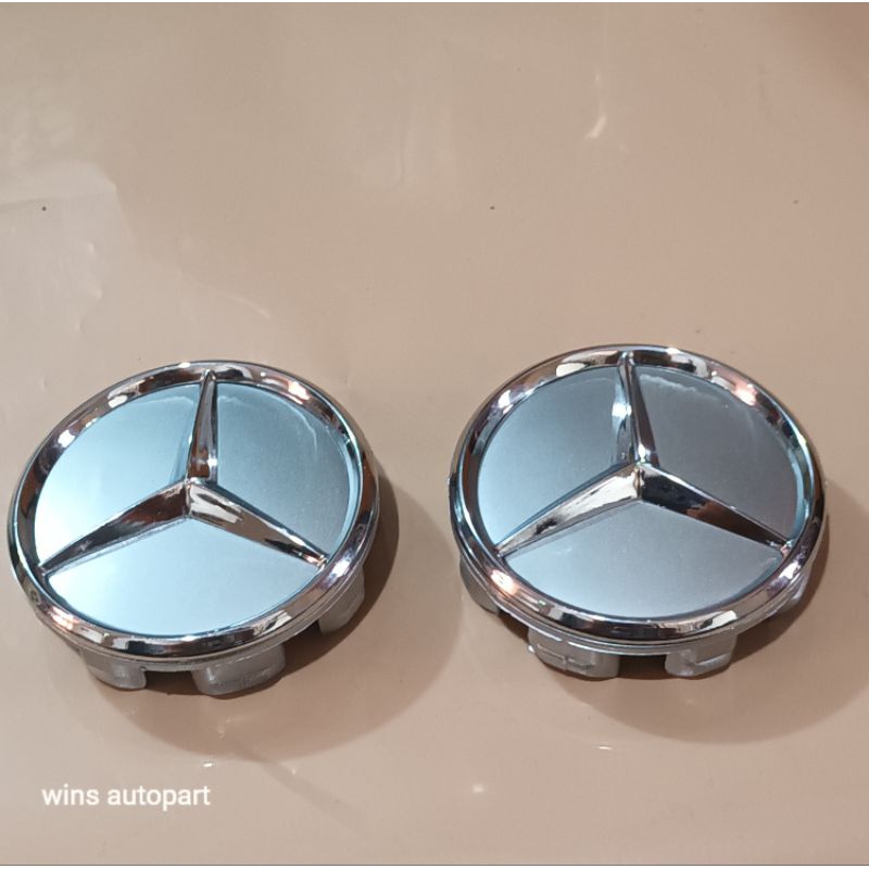 Jual dop roda mercy tengah velg roda mercy marcedes benz chrome ...