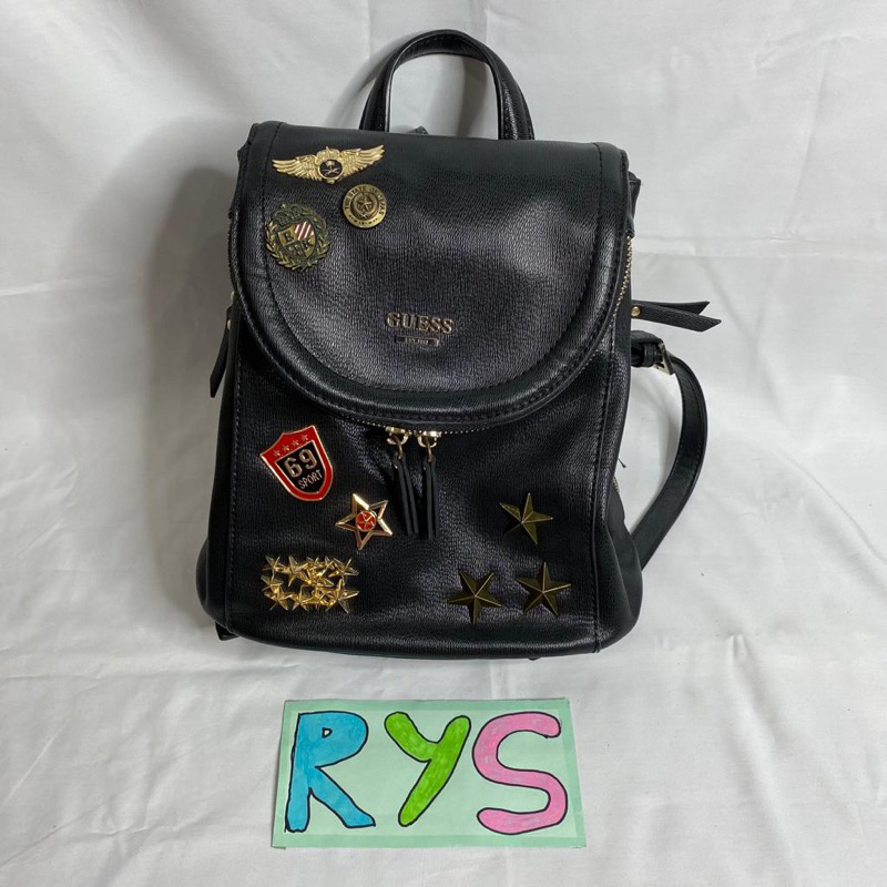 Jual PRELOVED GUESS BACKPACK ORIGINAL/BRANDED/TAS WANITA/SECOND HAND ...