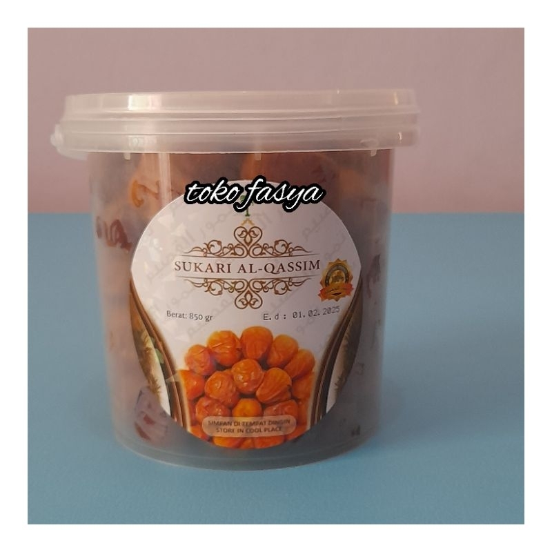 Jual Kurma Sukari Al Qassim 850 Gram Kemasan Ember Shopee Indonesia 3108