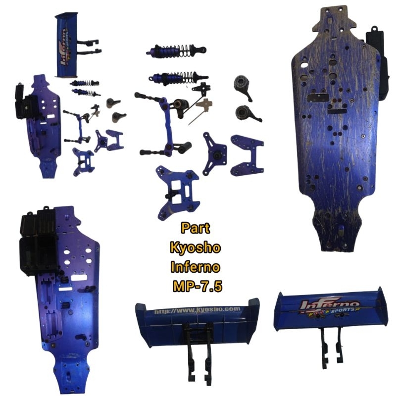 Embrayage (Clutch Shoe Assy) Kyosho IF204 - Pour Inferno MP7.5 - Occasion