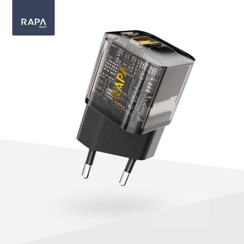 Jual RAPA tech CH3050 Charger Power Crystal I QC PD 30W Batok ...