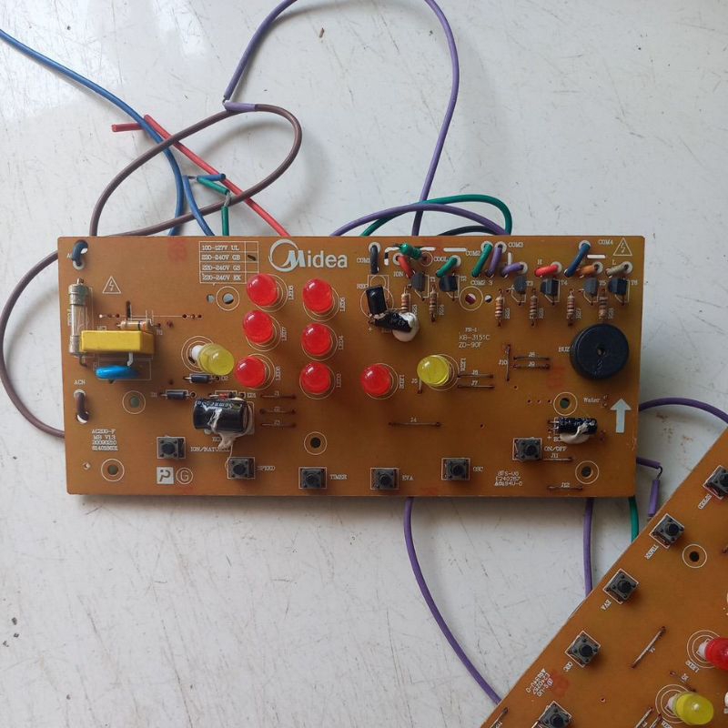Jual Pcb (Modul) Control Original Air Cooler Midea Ac120-G , Ac120-F ...