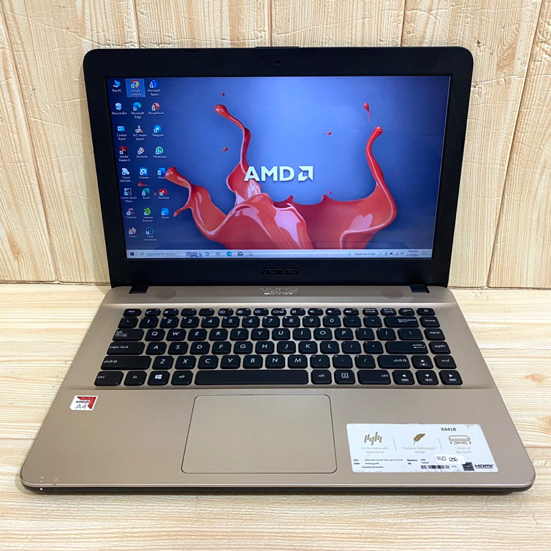 Jual Laptop Asus X441BA AMD A4 Generasi 9 RAM 4GB HDD 1TB | Shopee ...