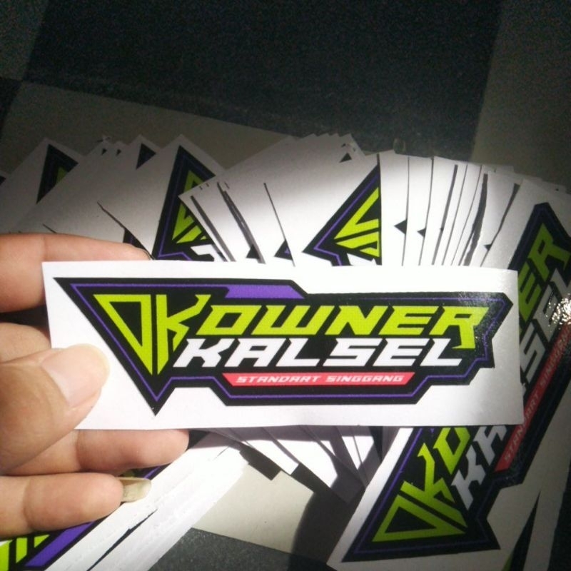 Jual Stiker viral Owner Kalsel original 100% | Shopee Indonesia