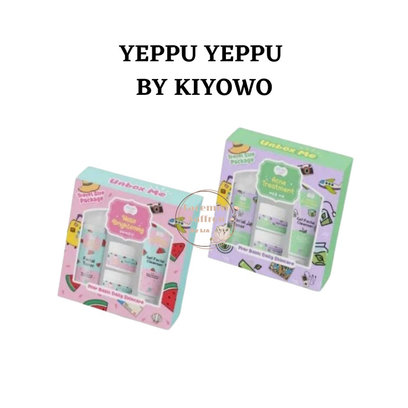 Jual Bpom Skincare Yeppu Yeppu By Kiyowo Full Size Travel Size Set