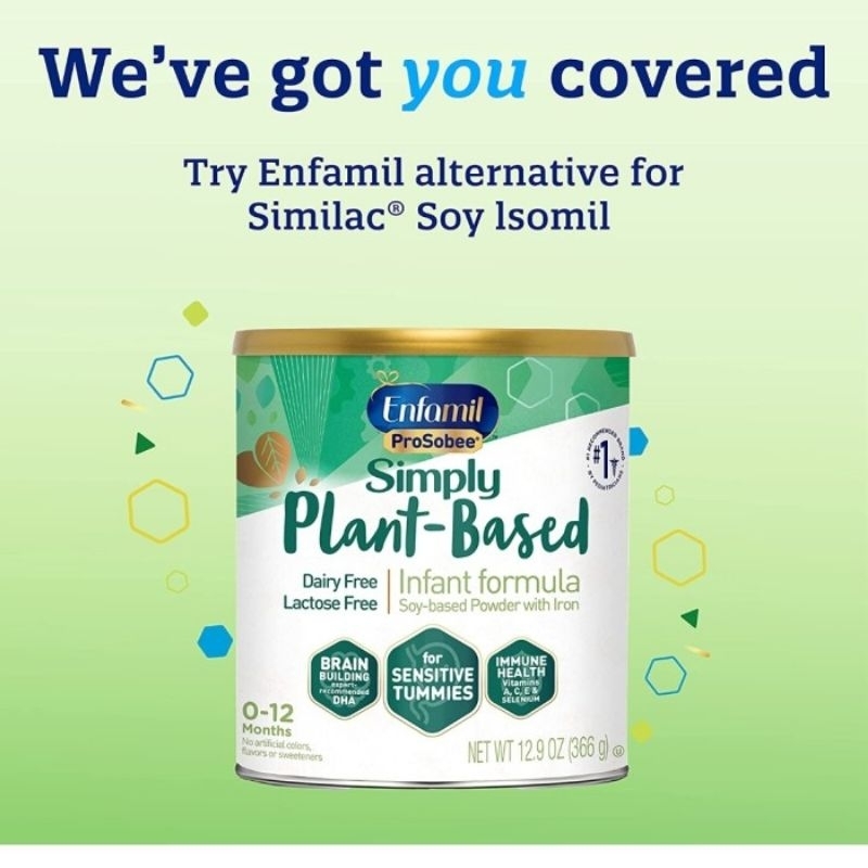 Jual Enfamil ProSobee for Sensitive,Plant based Lactosefree Baby