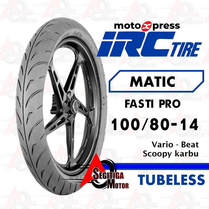 Jual Ban Motor Matic RACING COMPOUND // IRC FASTI PRO 100/80 Ring 14 ...